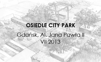 Projekt City Park - czarno-biały